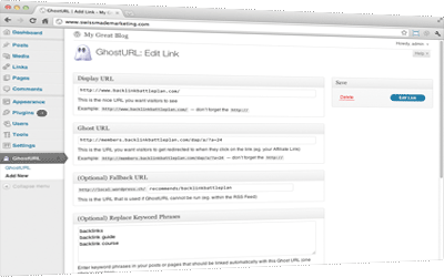 GhostURL - Link Cloaker
